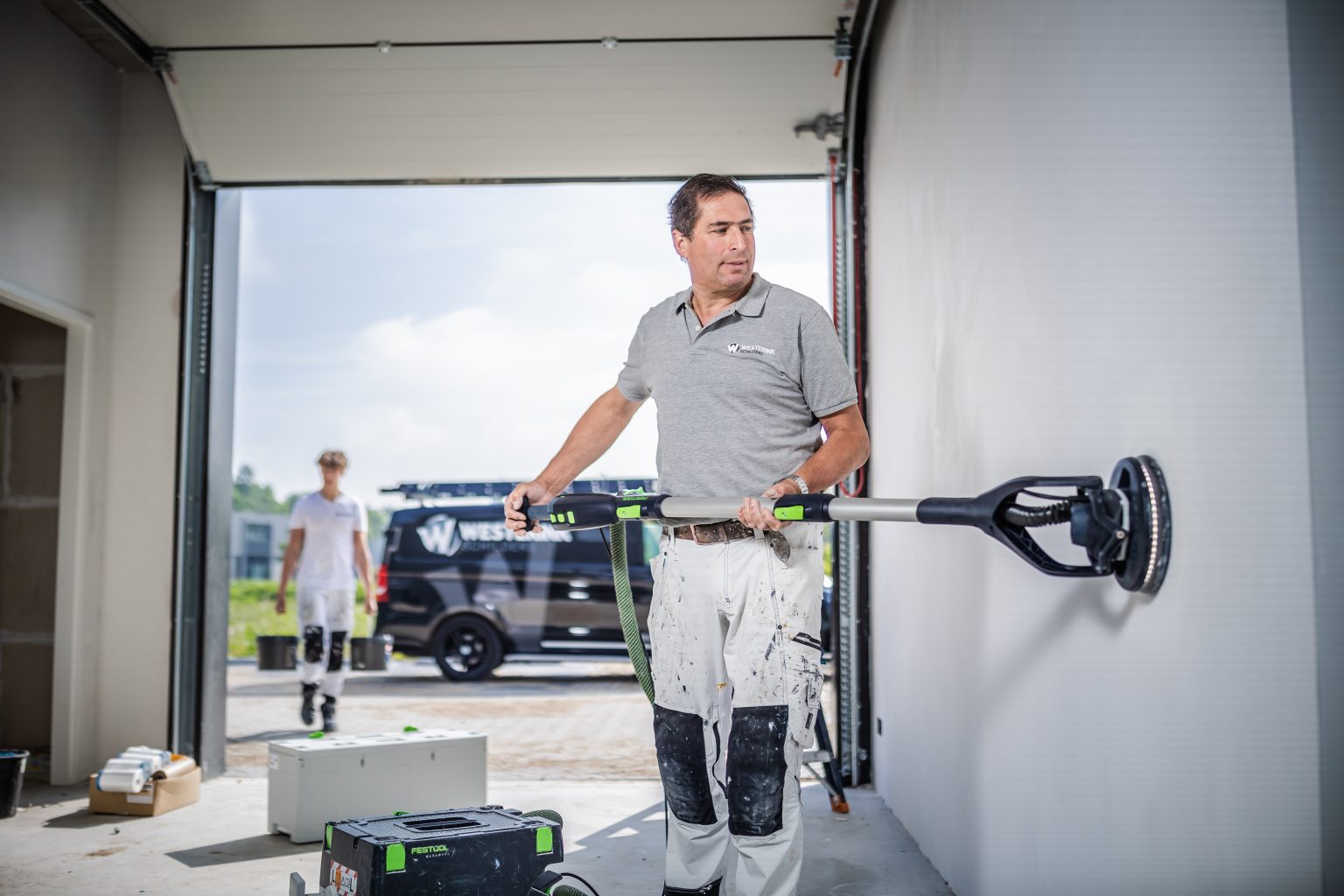 Aan het werk bij Westerink Afbouw